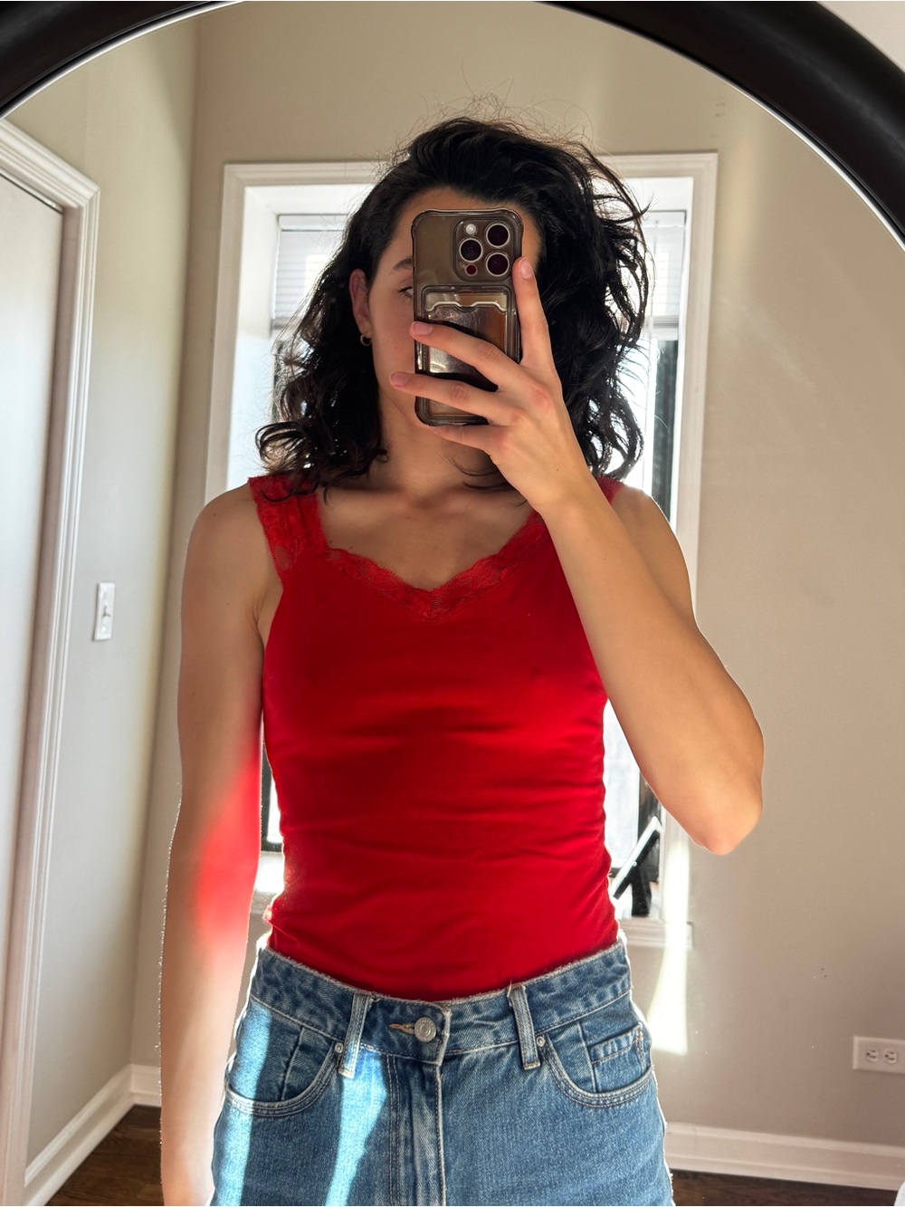 Red Body Top Women